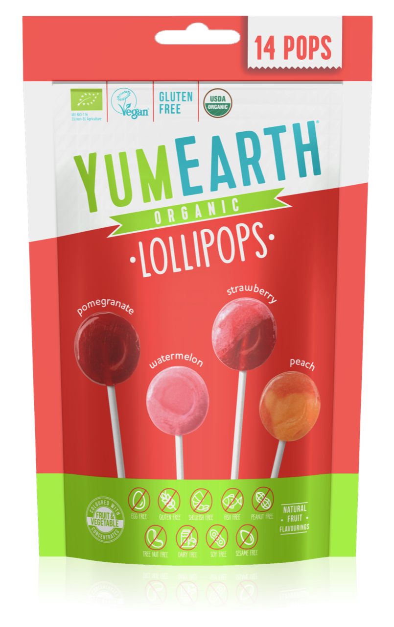 Органические леденцы на палочке YumEarth — yumearth.ru